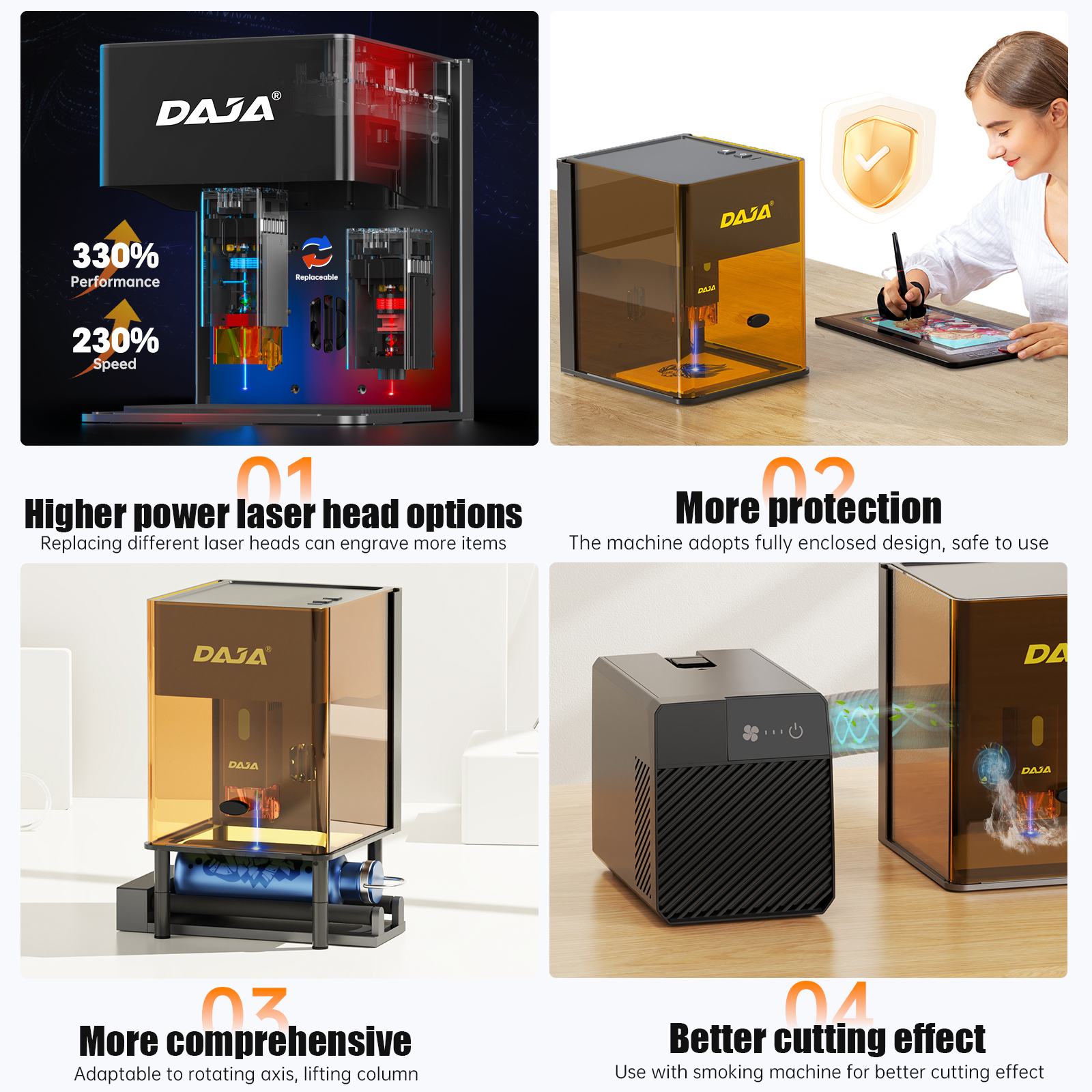 DAJA DJ6 Pro Mini Laser Engrav – Acrylic Cutting Machine recenzja i cena