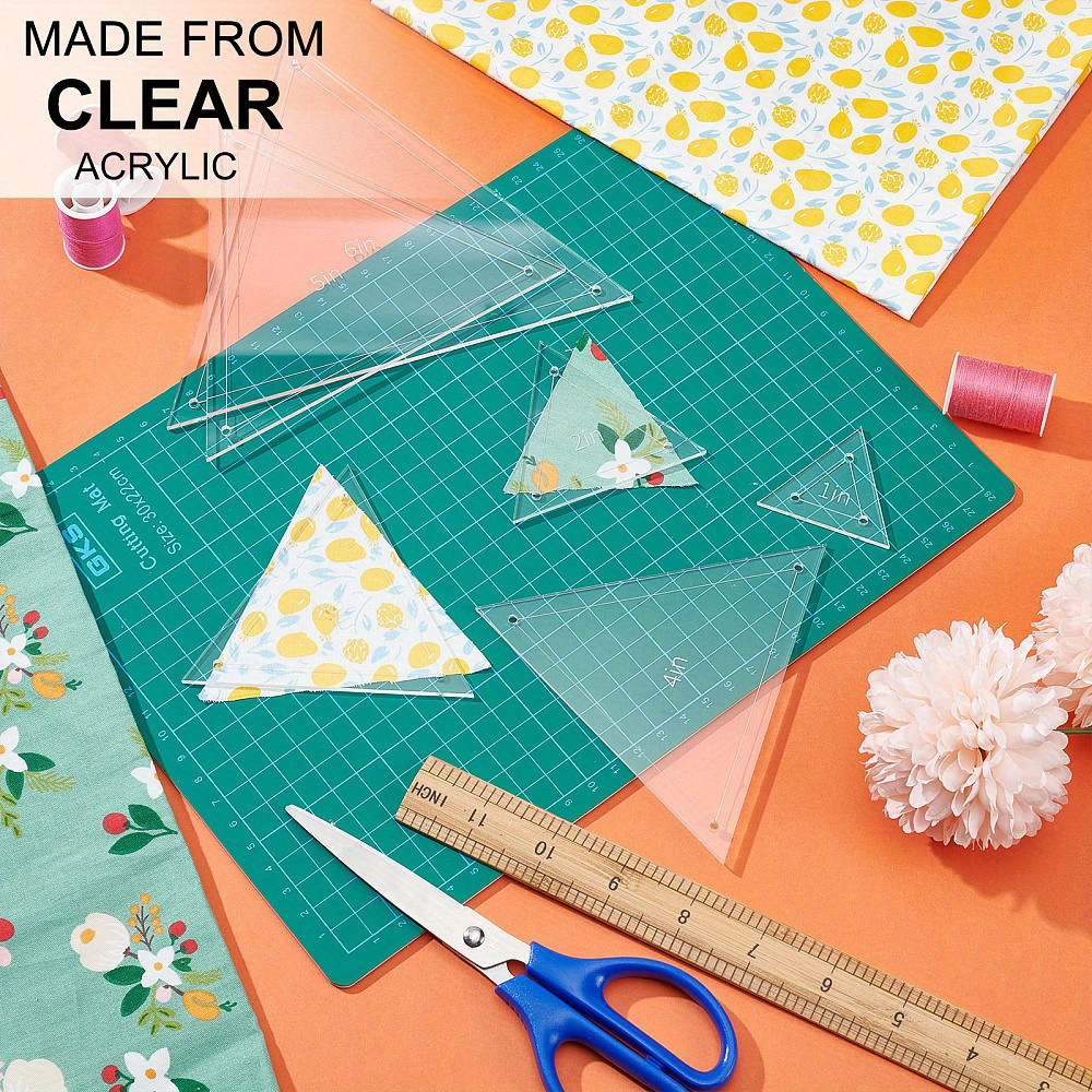 6pcs Acrylic Patchwork Triangl – Acrylic Cutting Machine recenzja i cena