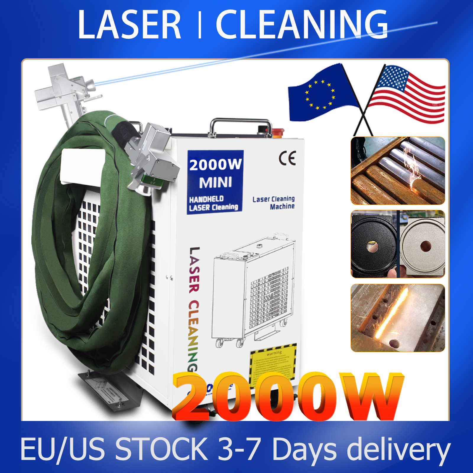 2000W Cleaning Machine Fiber L – Industrial Laser Paint Removal recenzja i cena