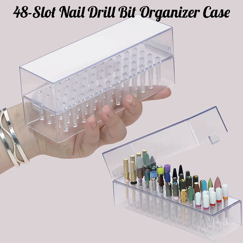 48 Holes Clear Nail Drill Bits – Acrylic Cutting Machine recenzja i cena