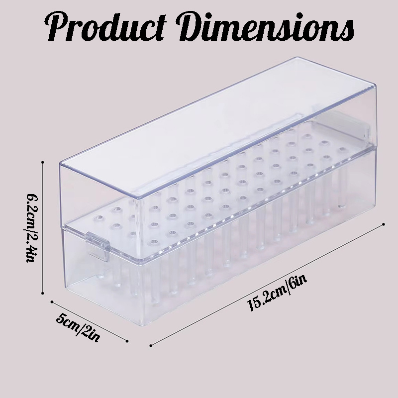 48 Holes Clear Nail Drill Bits – Acrylic Cutting Machine recenzja i cena