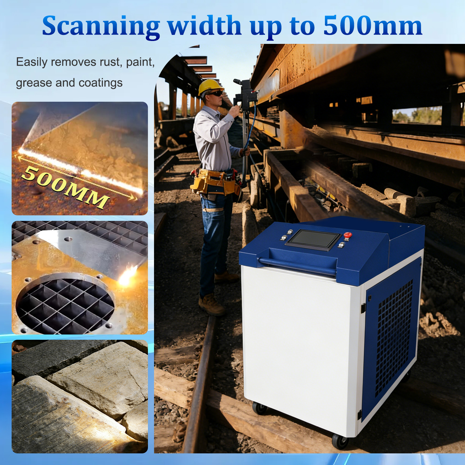 6000W Fiber Laser Cleaner 6000 – Industrial Laser Paint Removal recenzja i cena