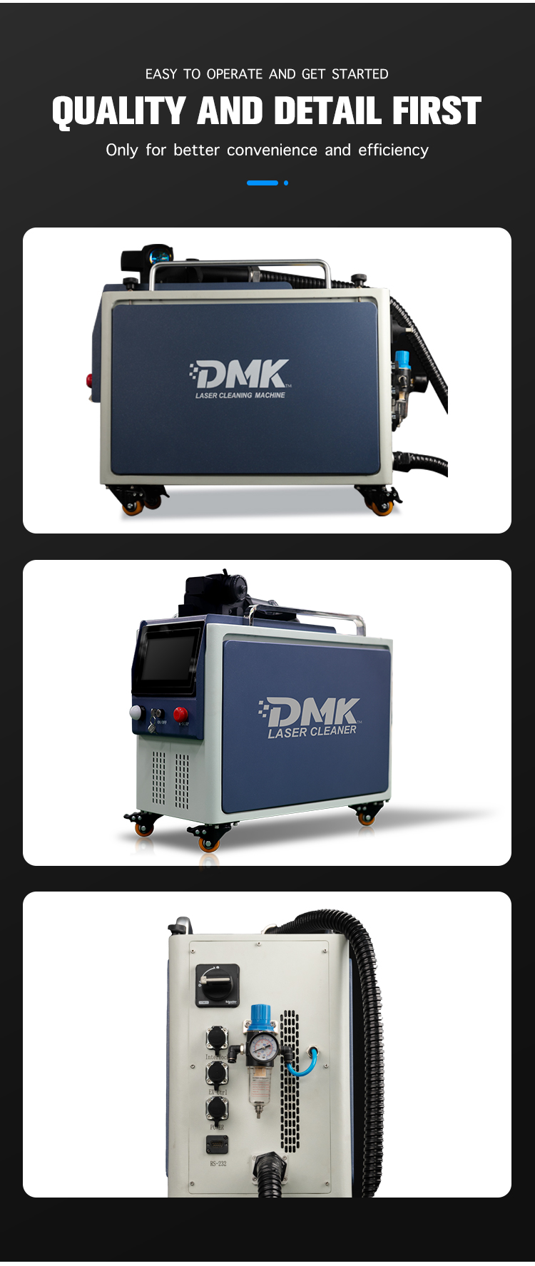 DMK 100W 200W 300w Pulse Laser – Industrial Laser Paint Removal recenzja i cena