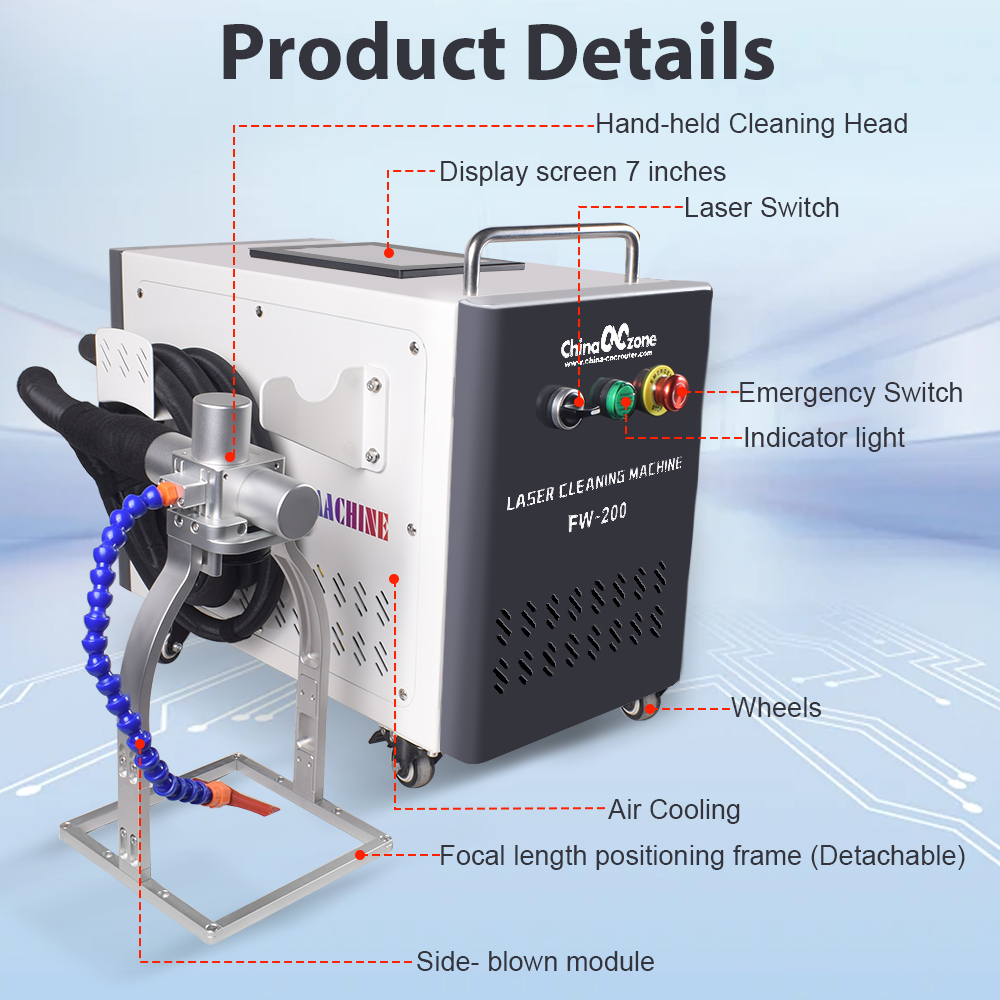 JPT 200W Pulsed Laser Cleaning – Industrial Laser Paint Removal recenzja i cena