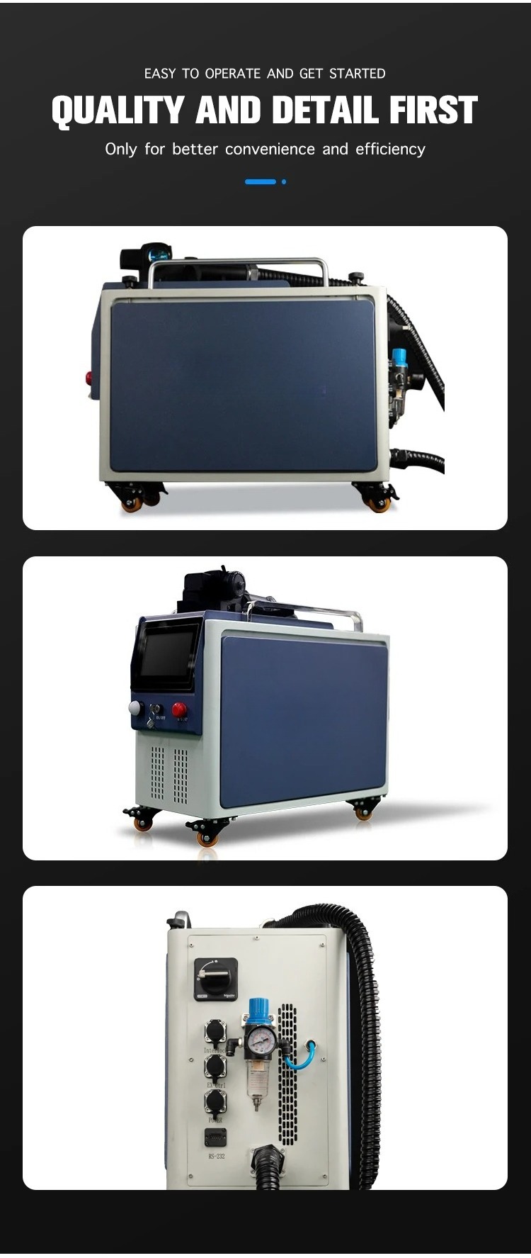 100W 200W 300w Pulse Laser Cle – Industrial Laser Paint Removal recenzja i cena