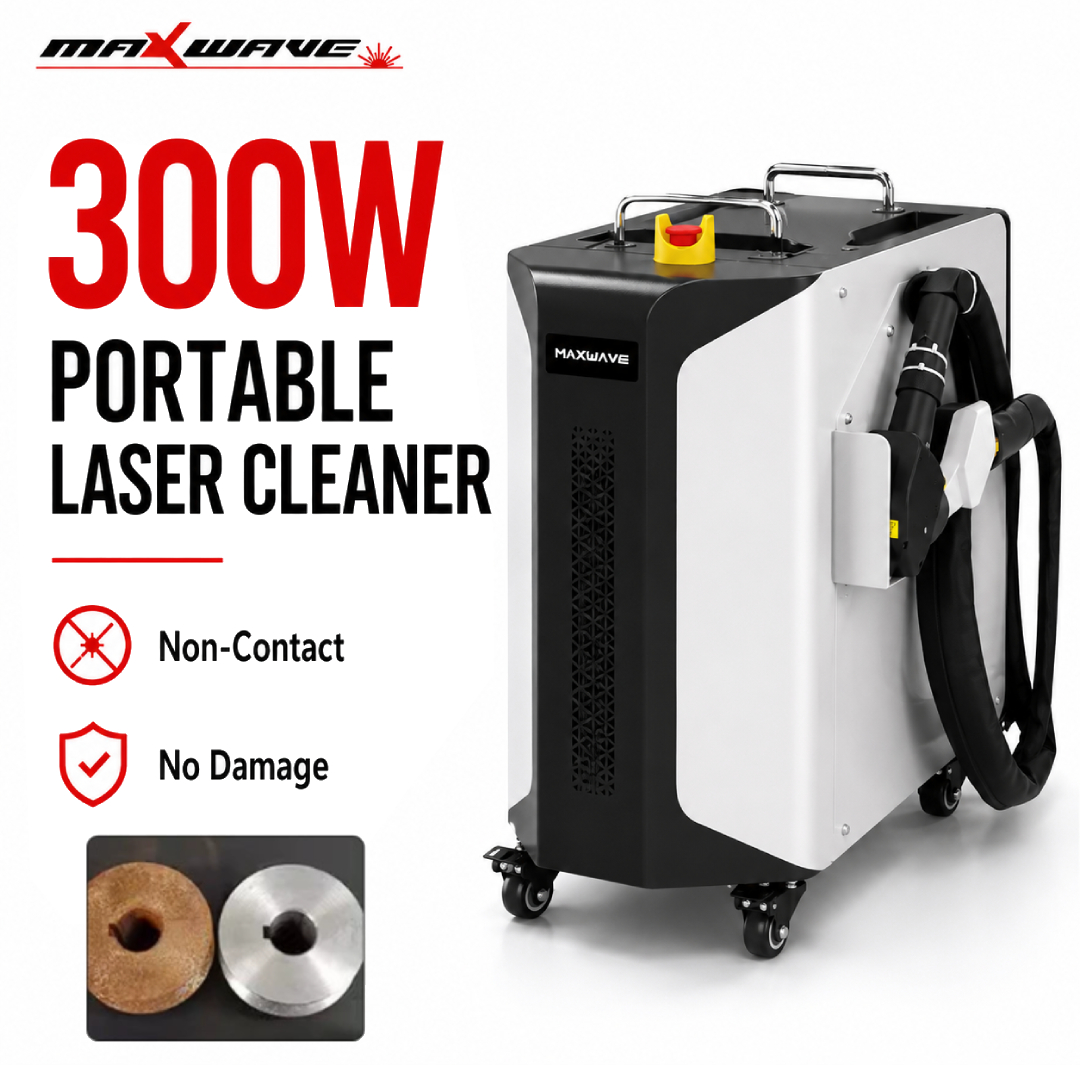 Maxwave 300W Laser Cleaner Por – Industrial Laser Cleaning Equipment recenzja i cena