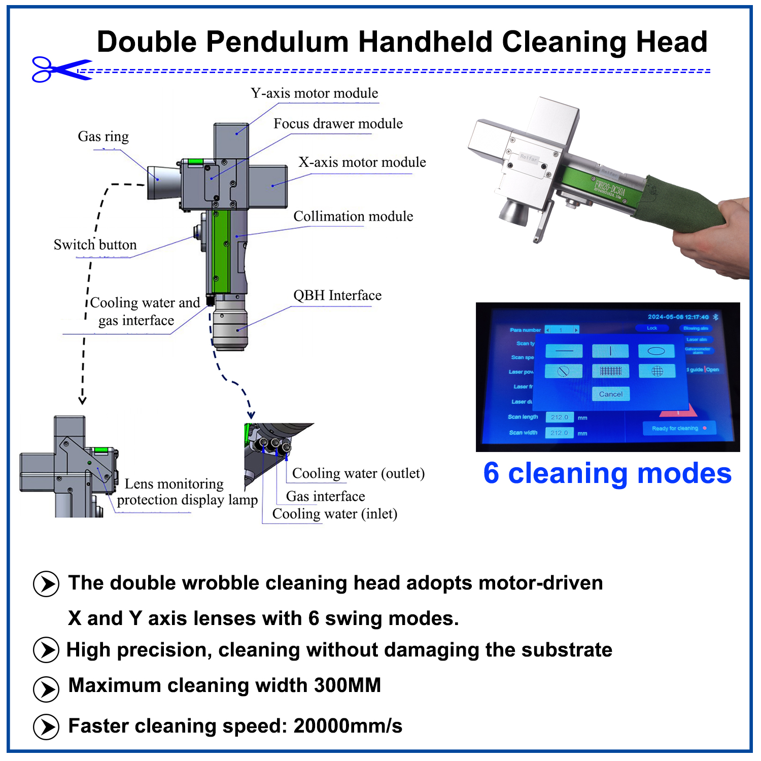 3000W Laser Cleaning Machine F – Industrial Laser Paint Removal recenzja i cena