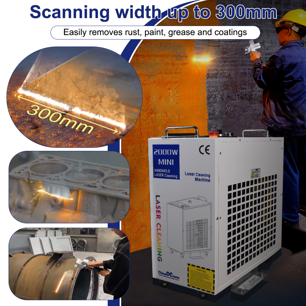 3000W Laser Cleaning Machine F – Industrial Laser Paint Removal recenzja i cena