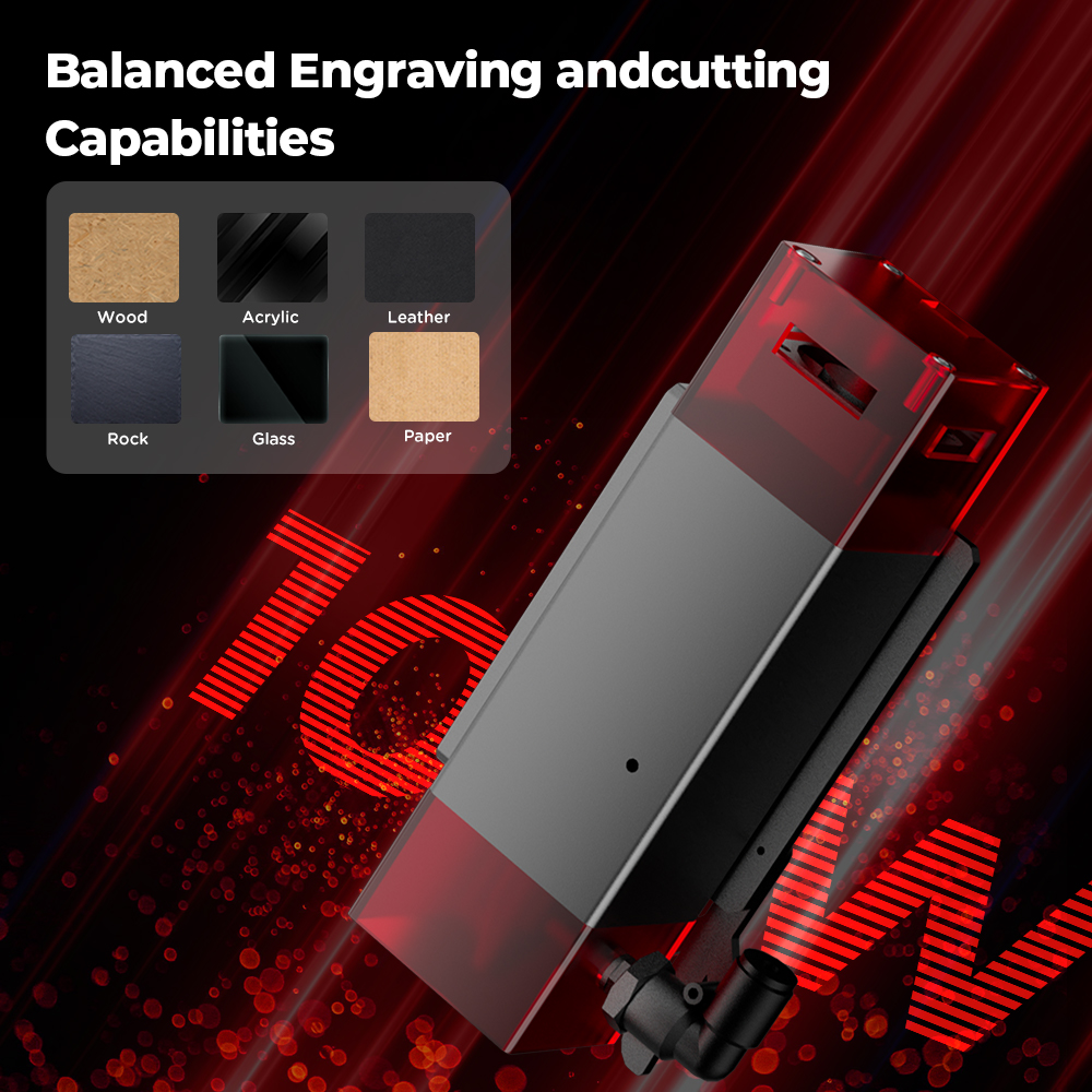 ACMER 10W Laser Head Upgrade K – Acrylic Cutting Machine recenzja i cena