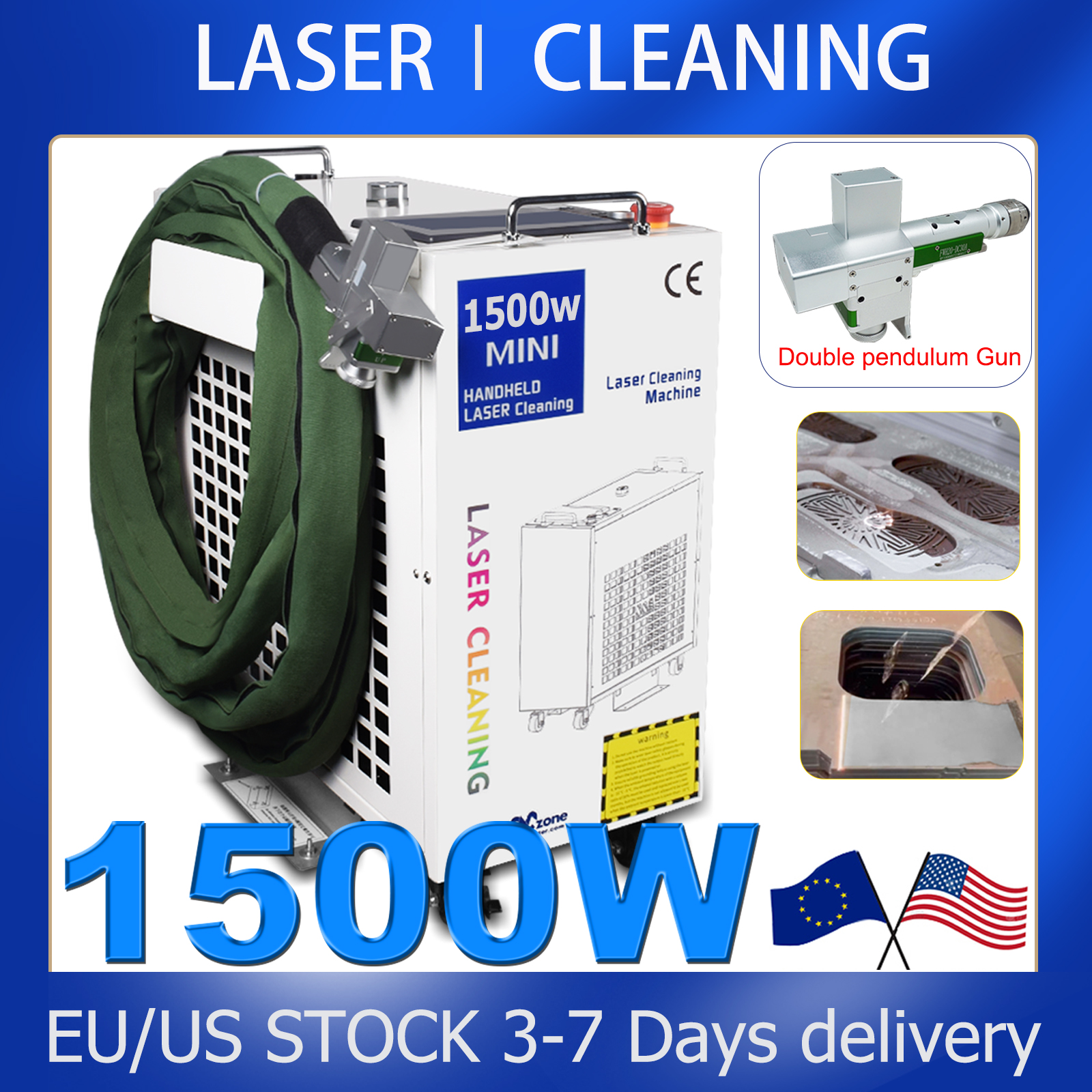 1500W Fiber Laser Cleaning Mac – Industrial Laser Paint Removal recenzja i cena